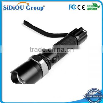 rechargeable 5 watt led flashlight xm-l t6 aluminum torch flashlight