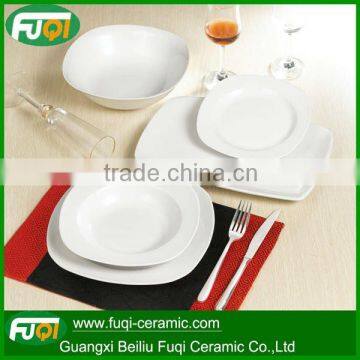 20pcs china white porcelain dinner set