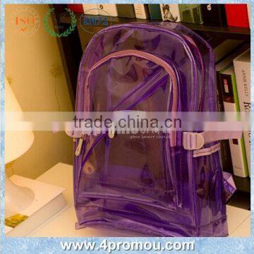 Waterproof Clear transparent PVC backpack bag