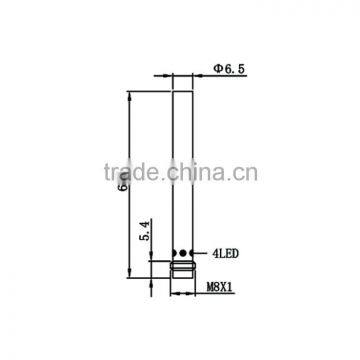D6.5 M8 Plug Series Flush DC 4-wire Inductive Proximity Sensor photo-2