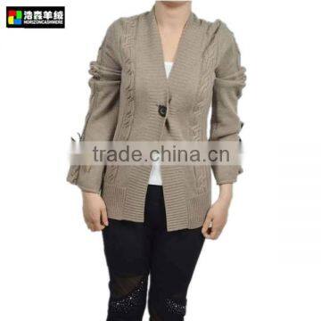 Ladies Cashmere Sweater, Fashion Silk Women Sweater Coat