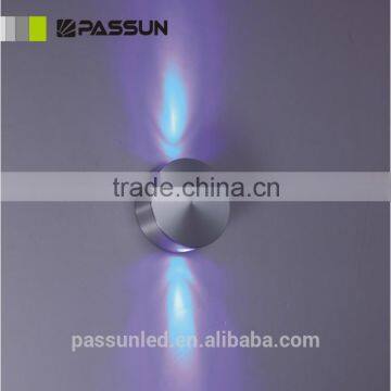 Led Wall Lamp Circular Shape Two Lights