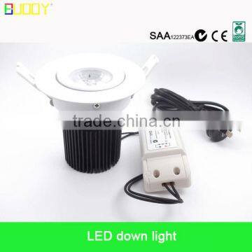 2015 new style 15W SHARP COB LED downlight ( cutout 78mm ) compliance with AU standard SAA, C-TICK certified