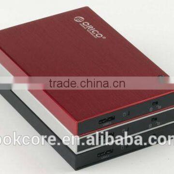 2.5" Portable HDD Enclosure with data write protected function and tool free(Aluminum Alloy)