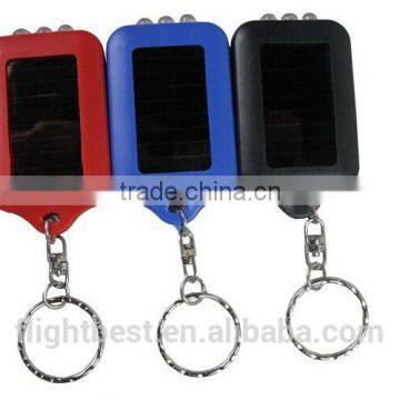 Creative Mini Solar Panel Solar Keychain Flashlight Lights,3 W Flashlight LED Lighting To Vilnius Lithuania