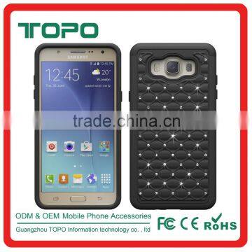 Bling Diamond Phone Case Combo Sky Star PC Silicone Case for Samsung Galaxy J7 J710 photo-5