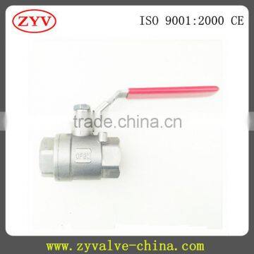 2pc Stainless Steel Full Port Screw Ends xd Ball Valve photo-5