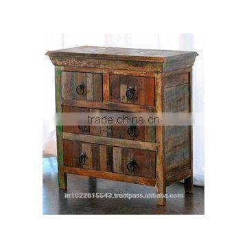 antique sideboard with drawers, Reclaimed wood Chest of Drawer