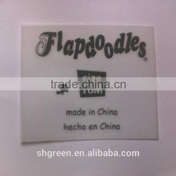 T-shirt neck heat transfer printing label