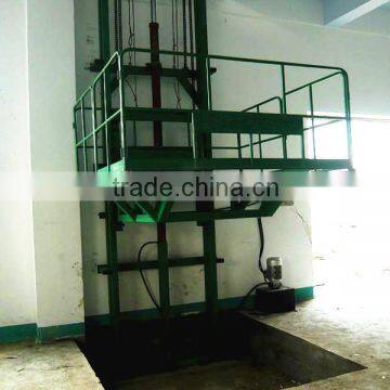 Hot Sale Warehouse Freight Elevator Hydraulic Cargo Lift