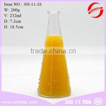 232ml glass soda bottle/glass juice bottle/glass beverage bottle