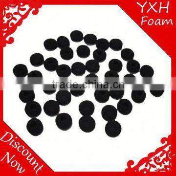 18mm black Earphone Earbud ear Pad foam cushion cover