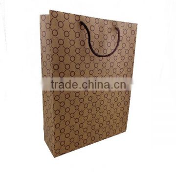 High quality Small circles paper handle bag