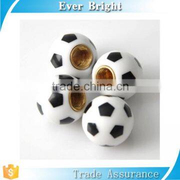 New Arrival Design Mini Football Custom Tire Valve Caps Car Valve Cap