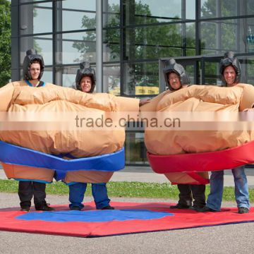 Hola 2 person foam padded sumo suits/sumo wrestling suits for sale