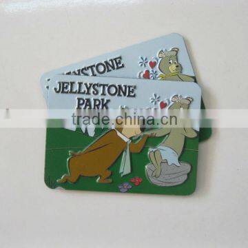 customzied full color printed metal fridge soft magnets