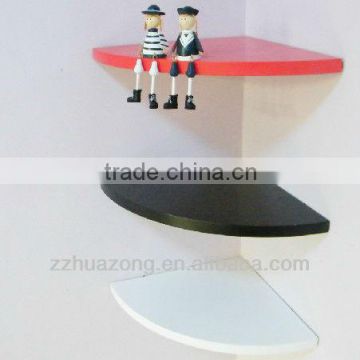 Arc-shaped High Gloss MDF Wall Shelves