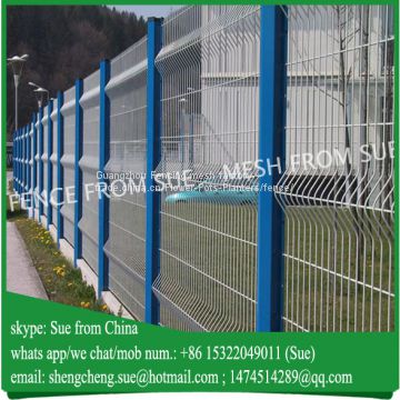 Triangle bending fence Security wire mesh fence with free sample drawing