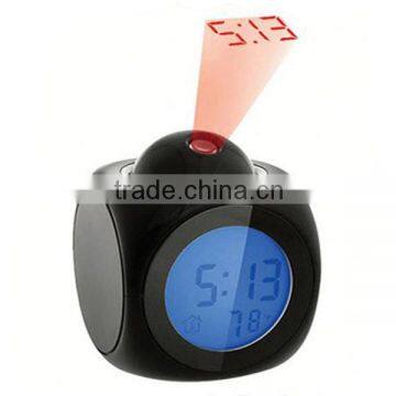 LCD Talking Projection Alarm Clock