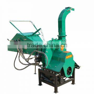 WC-8 PTO driven,hydraulic feeding,mobile wood chipper for 25hp-55hp tractor with CE certification