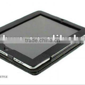 Hot sell 2012 New design For new Ipad 3 Full leather smart cover