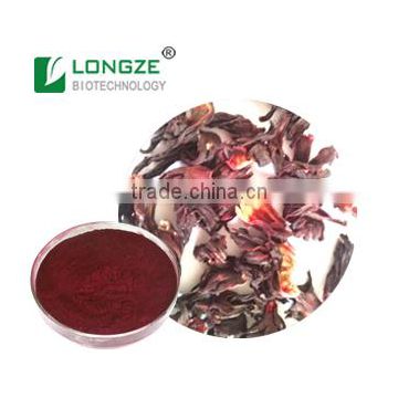 High-quality Healthcare Supplement Natural Hibiscus Flower Extract with anthocyanidins 1-25%