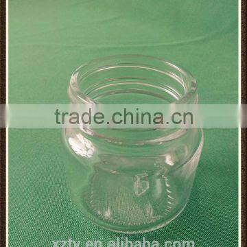 120 ml straight side glass round bottle with screw lid for facial cream