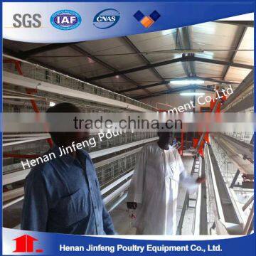 automatic chicken layer cage rearing equipment / chicken cage Jinfeng