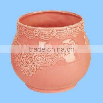 World Import Elegant Orange Planter For Garlic