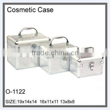 3pcs sets white color cosmetic eyeshadow case