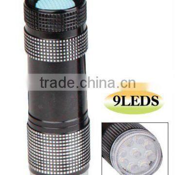 9 LEDs Aluminum Flashlight