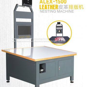 ALEX-1500A Automatic Leather Nesting and Cutting Machine,Computerized Leather Nesting and Cutter