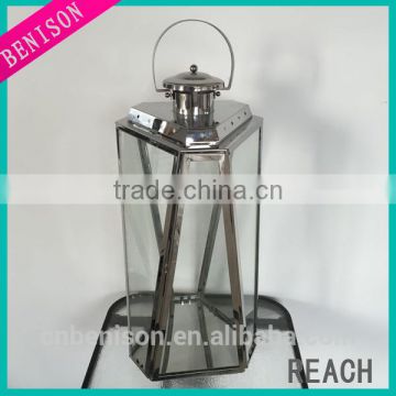 Vintage Home Decorative Lanterns Floor Lighting -Silver