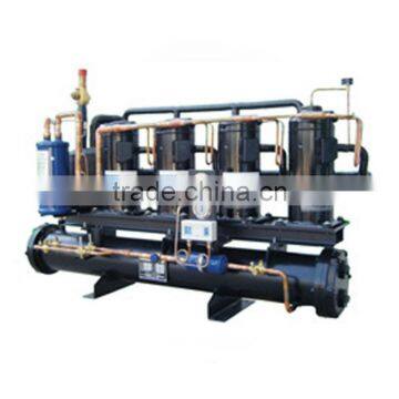 R410a water cooled digital suspended scroll condenser unit stand