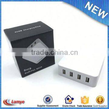 Retail Universal 4 Usb Wall Charger, Wall Charger Oem Factory photo-2