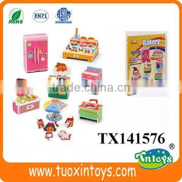 3D Paper Puzzle Castle Building Designs Intelligent Toys for Kids 66pcs photo-4