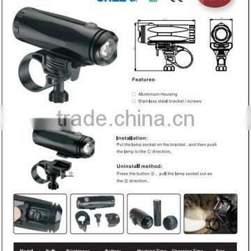 LED Cycling Front Bicycle Light Hun for Bicycling Torches for Bike Flashlight for Camping Cree 10W Flashlight Cycling Equipment photo-5