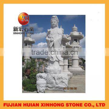 Hand Carved Sitting Life Size Buddha Statue for Garden Decoration photo-3