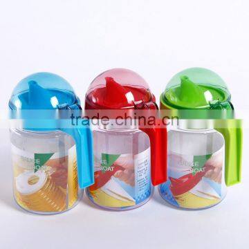 Plastic spice /honey /oil/storage jars/glass bottle with screw cap for food