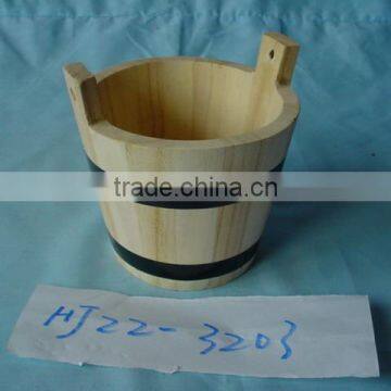 2016 Popular Unfinished Natural Pine Rice Wooden Pails Buckets photo-5