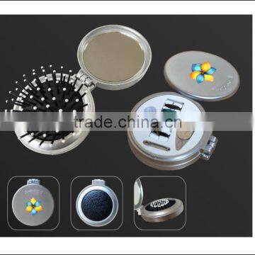 2016new needlework set with comb and mirror,sewing kit