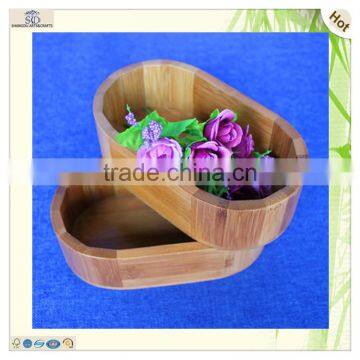 Fashion Packing Oval Bamboo Wooden Chocolates Boxes photo-3