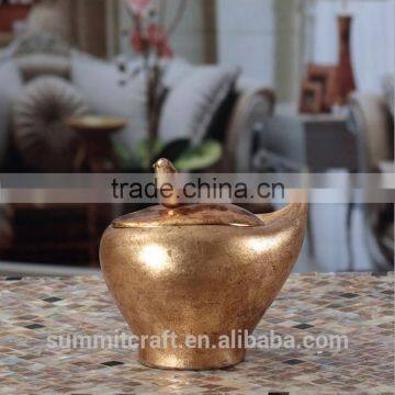 High End Resin Antique Vintage Golden Jewelry Box photo-2