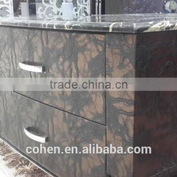 Foshan Cohen Unique Design Mdf Storage Cabinets Thick Marble Top Center Tables photo-4