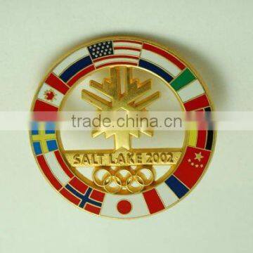 2012 Soft enamel pin badge