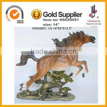 13.5 Inch Small Resin Indoor Home Decoration Horse Statue photo-2