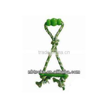 High quality 3-strand twisted cotton rope dog toy