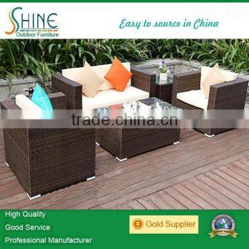 garden rattan outdoor furniture sofa bed SH-13B