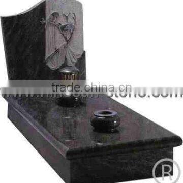 Black Granite Tombstone