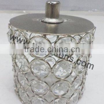 Candle Stick Holders,crystal Beaded Votive Candle Holders photo-4